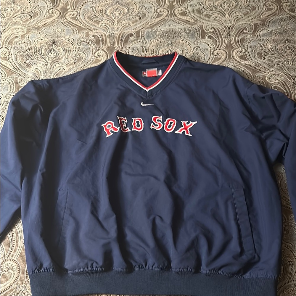 Nike Navy Red Sox pullover.